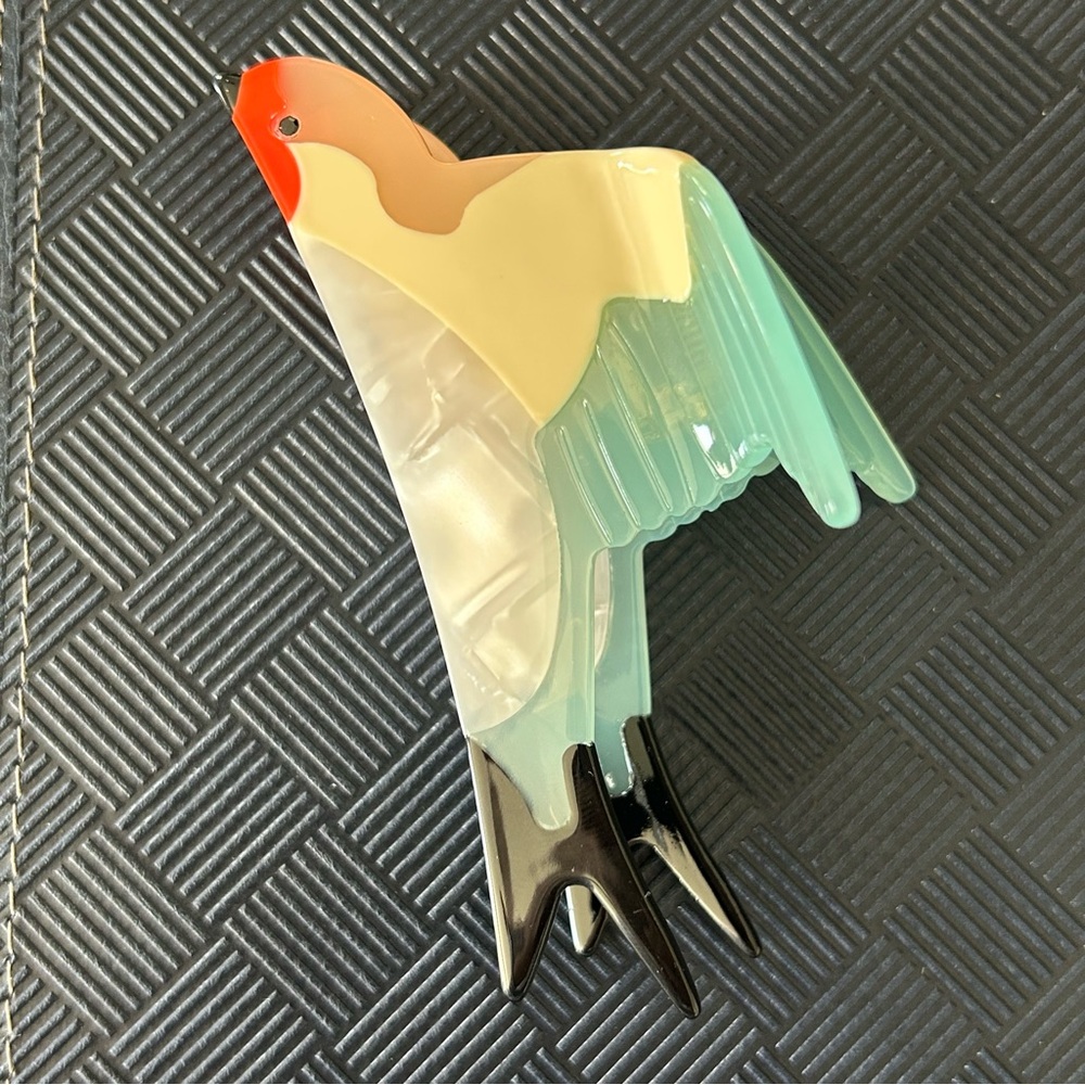 Bird Shaped Hair Claw Clip Acetate Women Accessories - Picture 5 of 9